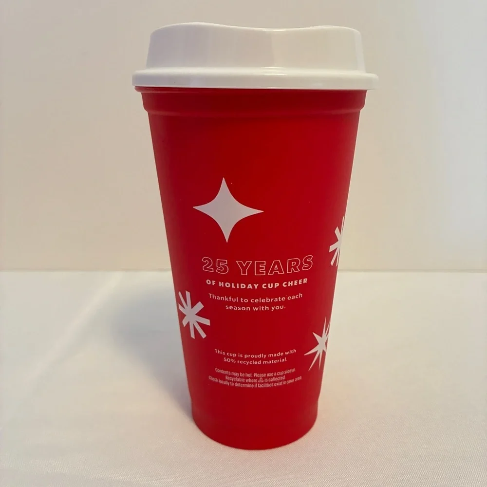 Starbucks Reusable Red Holiday Cups 2018/ 2019/ 2020/ 2022/ 2023 Set of 5